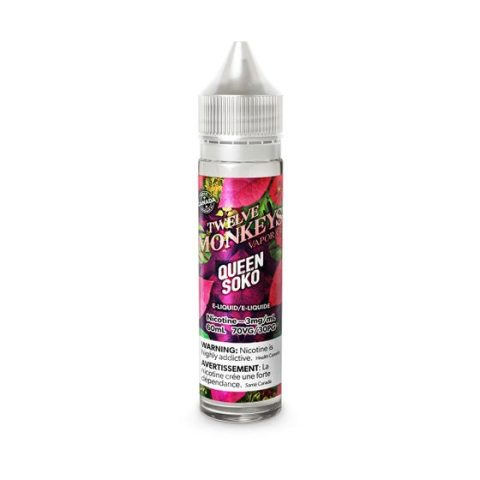Queen Soko E-Liquid - Twelve Monkeys (60mL)